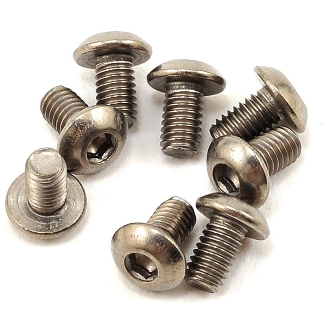 ProTek RC 3x5mm Titanium Button Head Hex Screw (8)