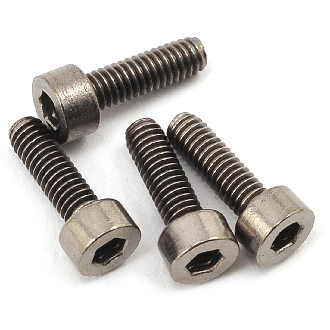ProTek RC 2.5x8mm Titanium Cap Head Hex Screw (4)