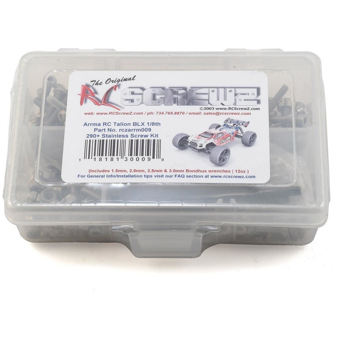RC Screwz Arrma RC Talion BLX Stainless Steel Screw Kit