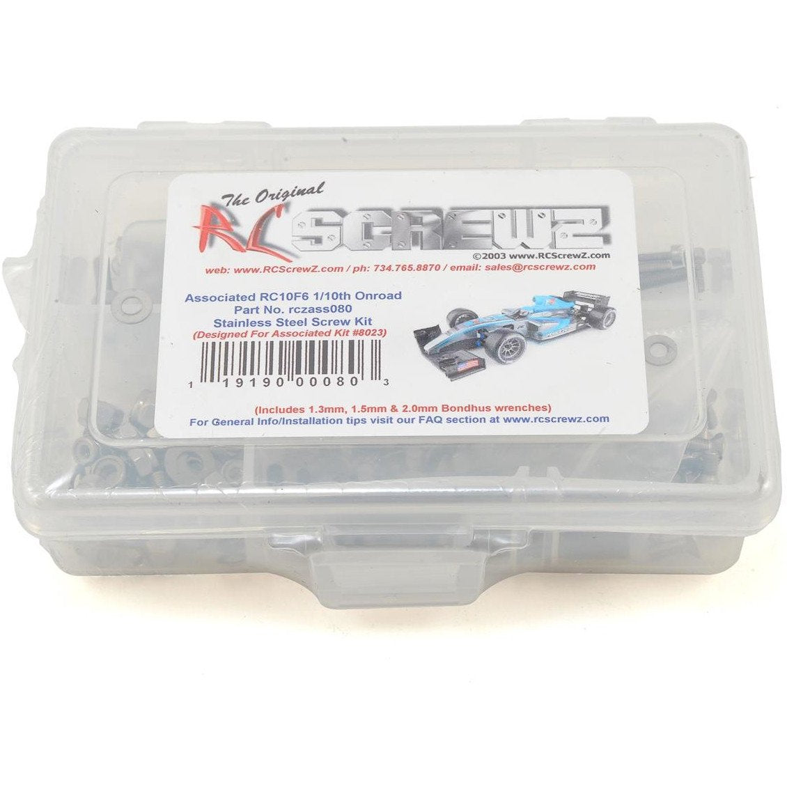 RC Screwz Associated RC10F6 Stainless Steel Screw Kit