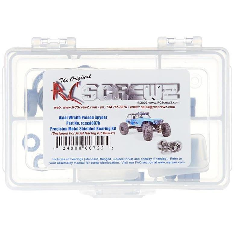 RC Screwz Precision Bearing Kit AXI Wraith Poison Spyder