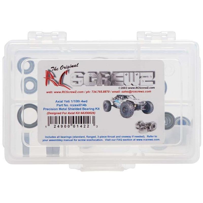 RC Screwz AXI014B Precision Metal Bearing Kit 1/10