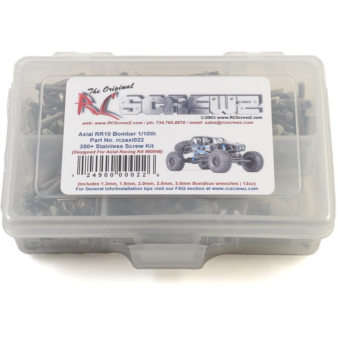 RC Screwz Axial RR10 Bomber Crawler Stainless Steel Screw Kit