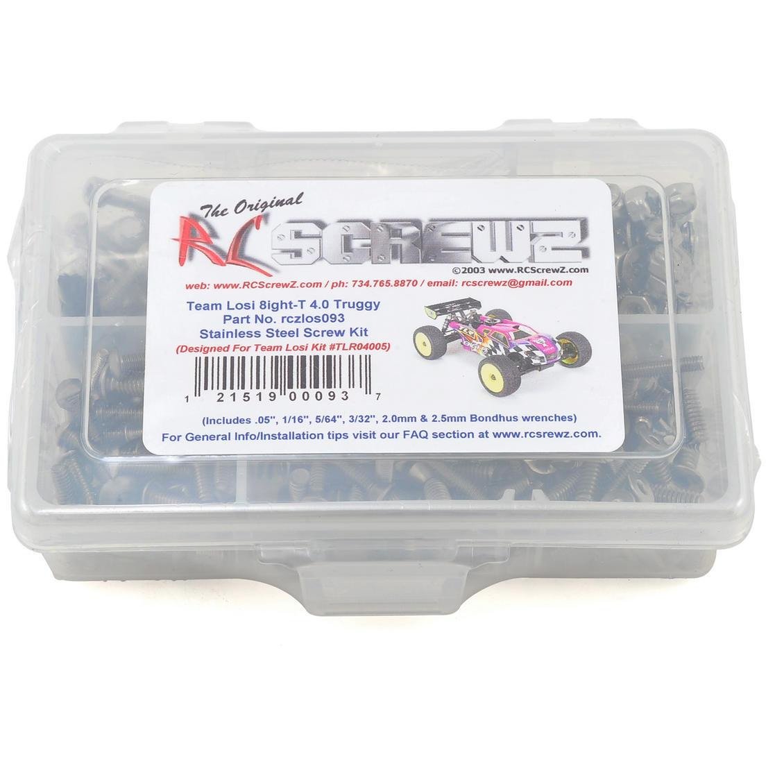 RC Screwz Team Losi 8IGHT-T 4.0 Stainless Steel Screw Kit