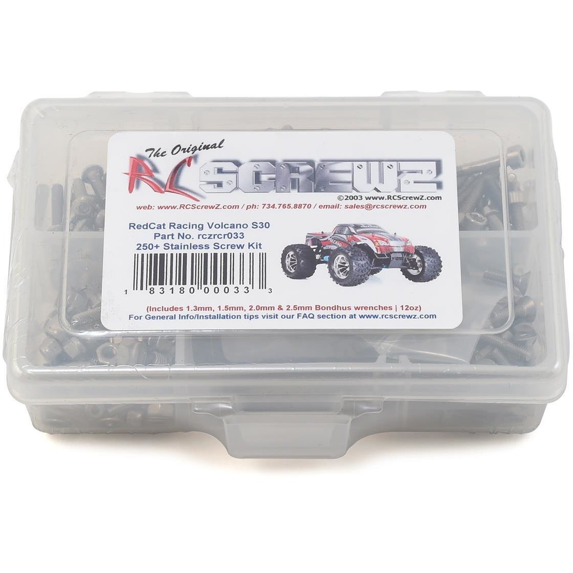 RC Screwz RedCat Racing Volcano S30 Stainless Steel Screw Kit