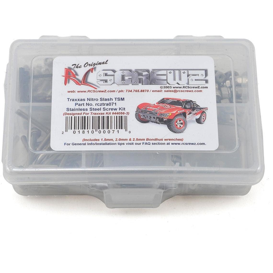 RC Screwz Traxxas Nitro Slash TSM Stainless Screw Kit