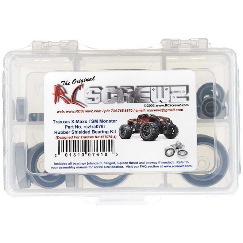 RC Screwz Rbbr Shld Brng Kit X-Maxx 4x4 TSM Ed. (77076-4)