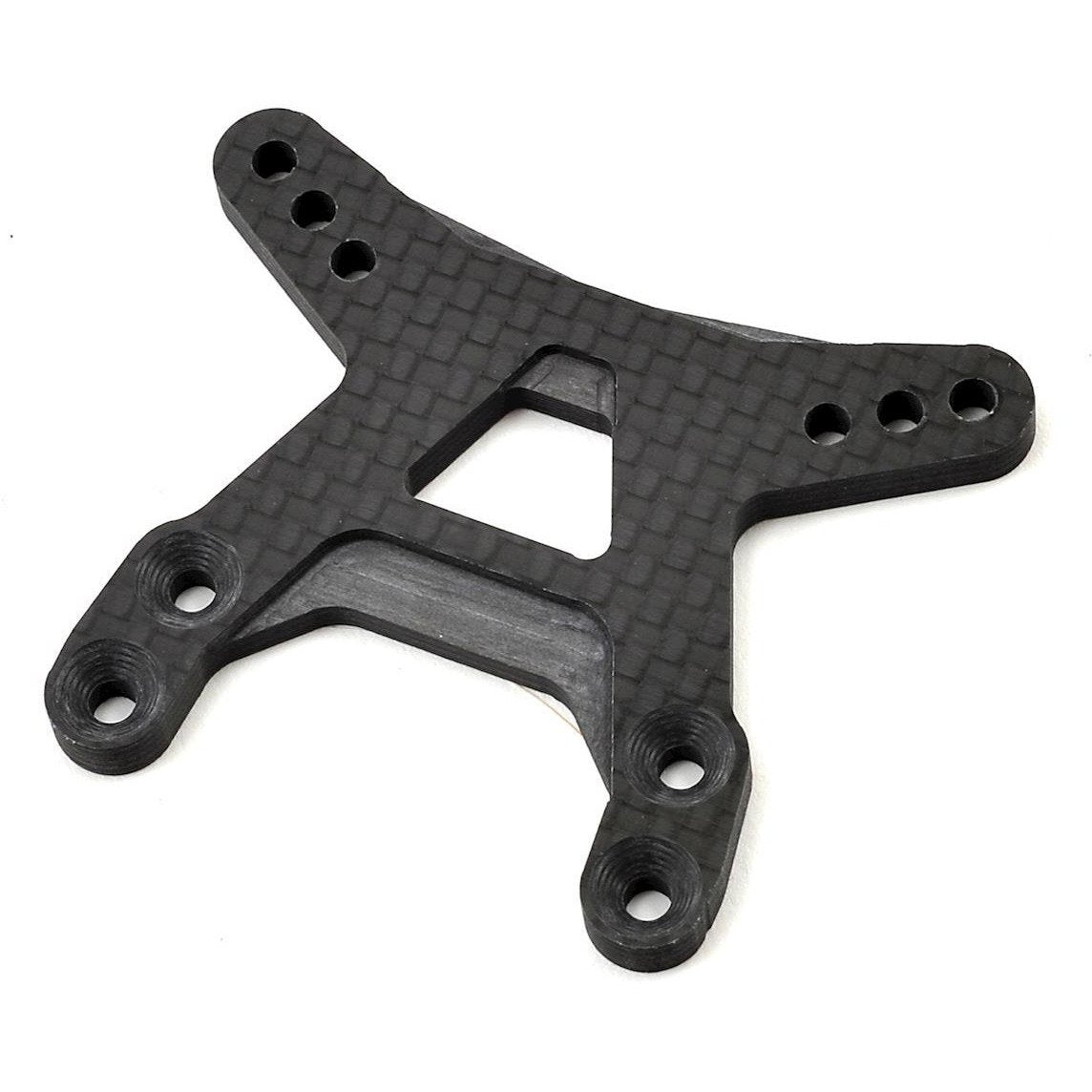 Revolution Design B6 Heavy-Duty Carbon Fiber Front Shock Tower (Flat Arm)