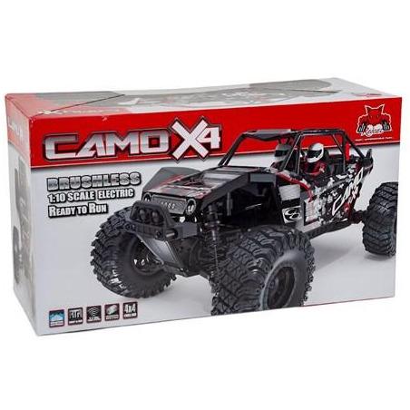 Redcat Camo X4 1/10 Brushless Electric Rock Racer
w/2.4GHz Radio