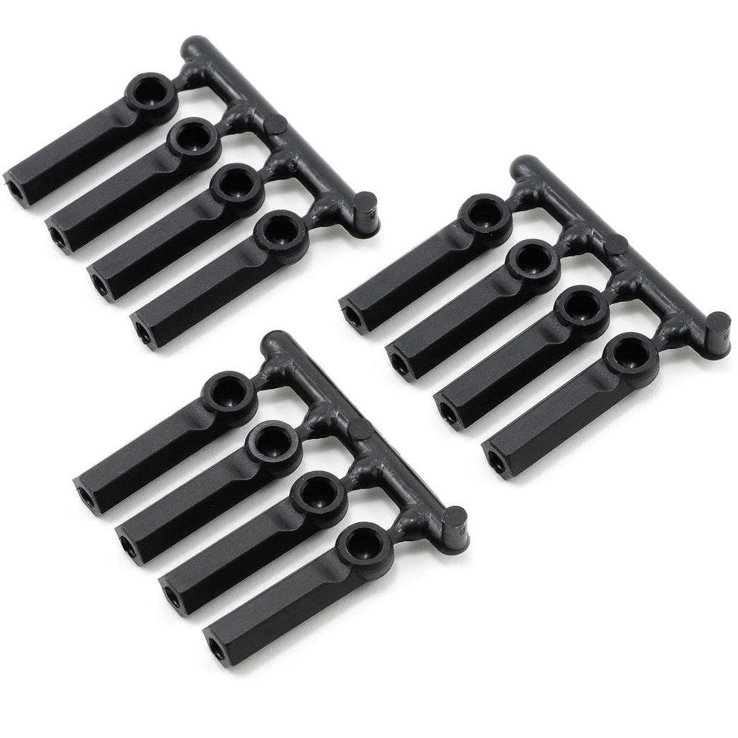 RPM Long Shank 4-40 Rod Ends (Black) (12)