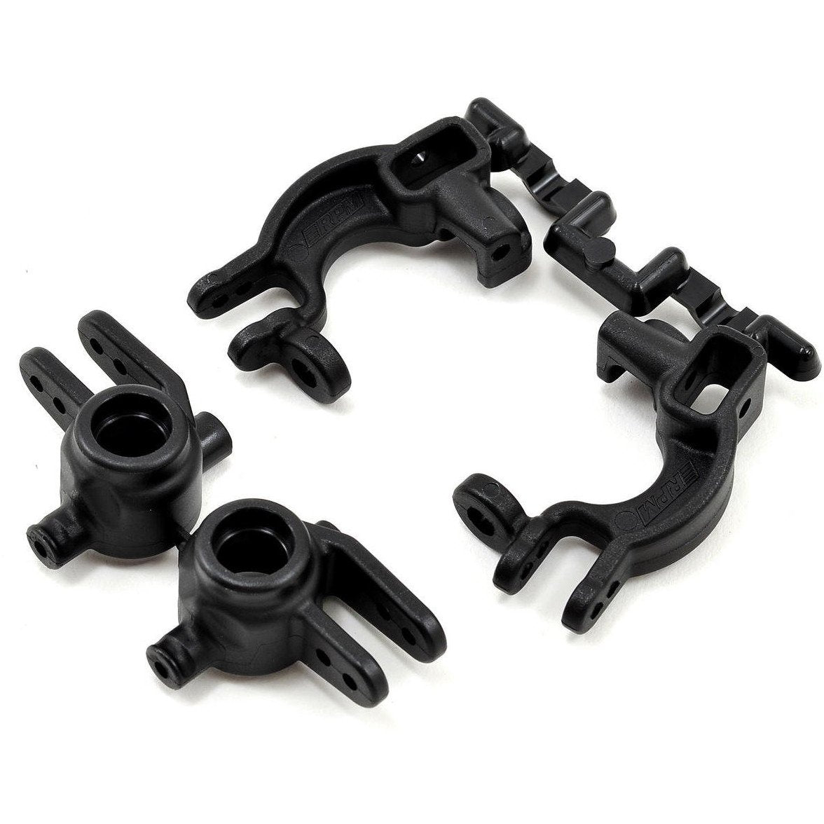 RPM Traxxas 4x4 Caster & Spindle Block Set (Black)