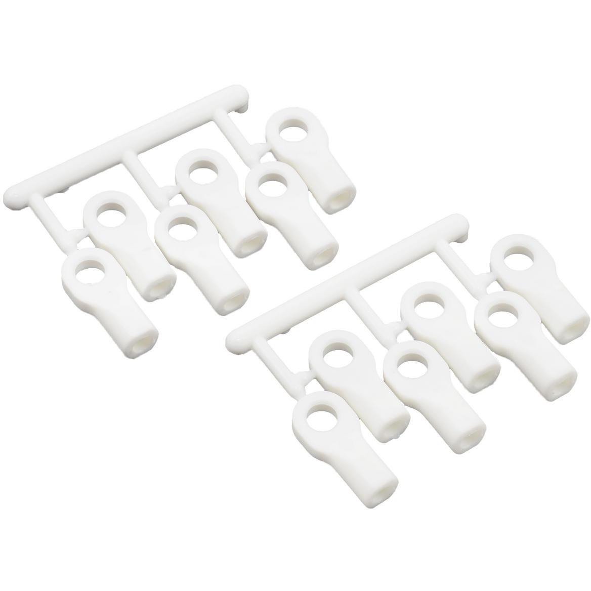 RPM Short Traxxas Turnbluckle Rod End Set (White) (12)