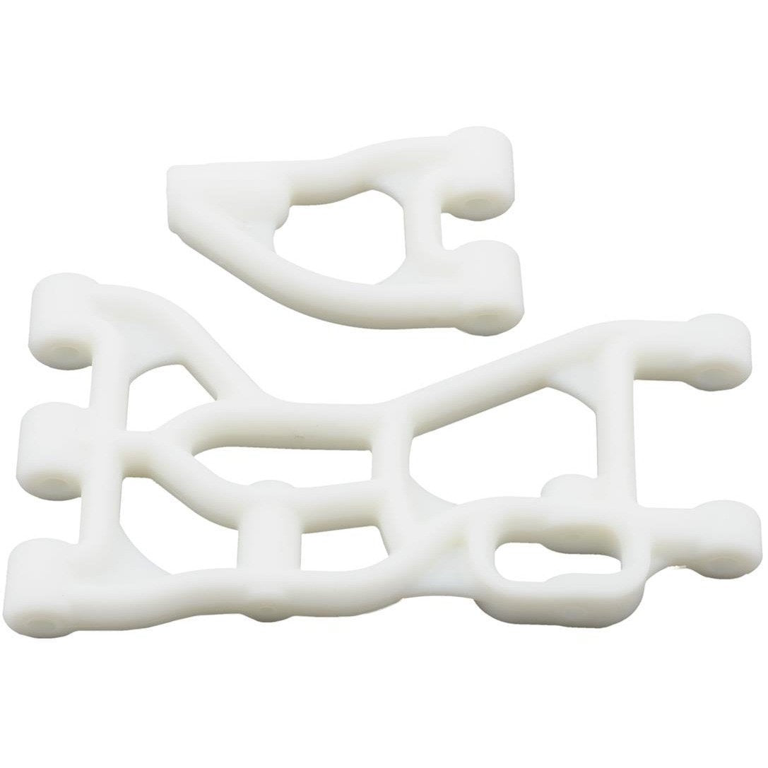 RPM Rear Upper/Lower A-Arms, Dyeable White: Baja 5B/5T