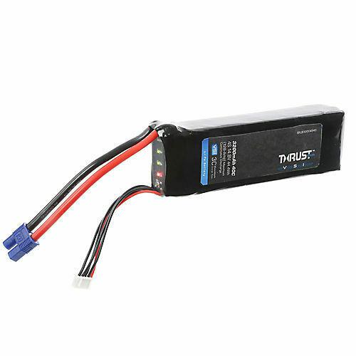 E-flite Thrust VSI 14.8V 3200mAh 40C 4S LiPo Battery EC3 EFLB32004S40