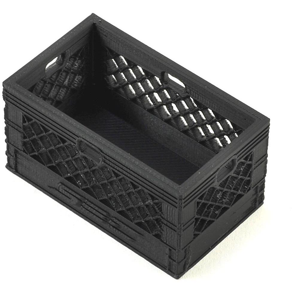 Scale By Chris Double Wide Milk Crate (Black)