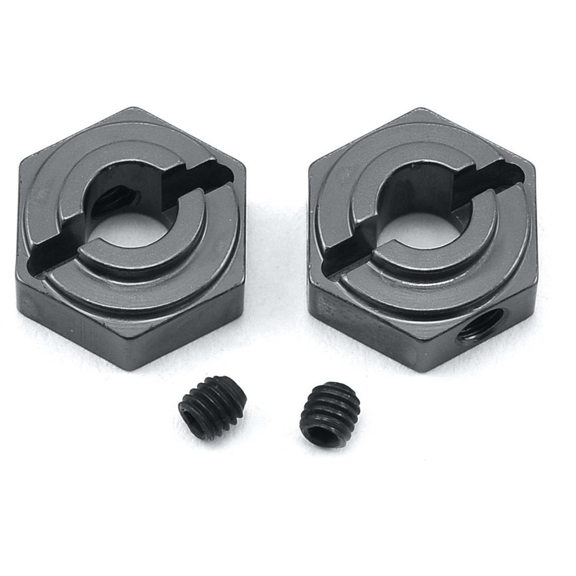 ST Racing Concepts Arrma Aluminum Rear Hex Adapters (2) (Gun Metal)