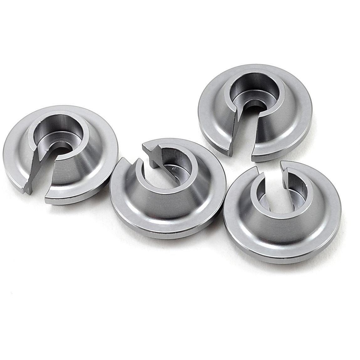 ST Racing Concepts Aluminum Shock Spring Retainer (4) (Gun Metal)