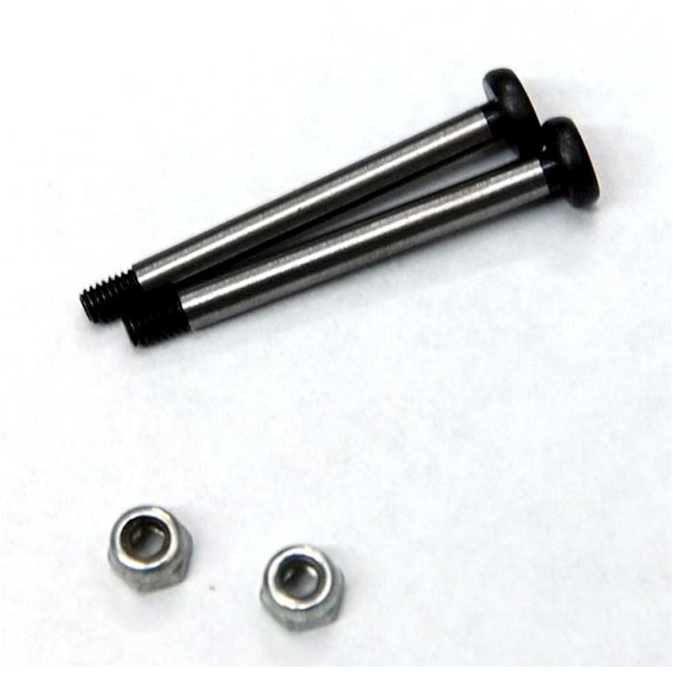 ST Racing Concepts Polished Steel Rear Outer Hinge Pin Set w/Lock Nuts