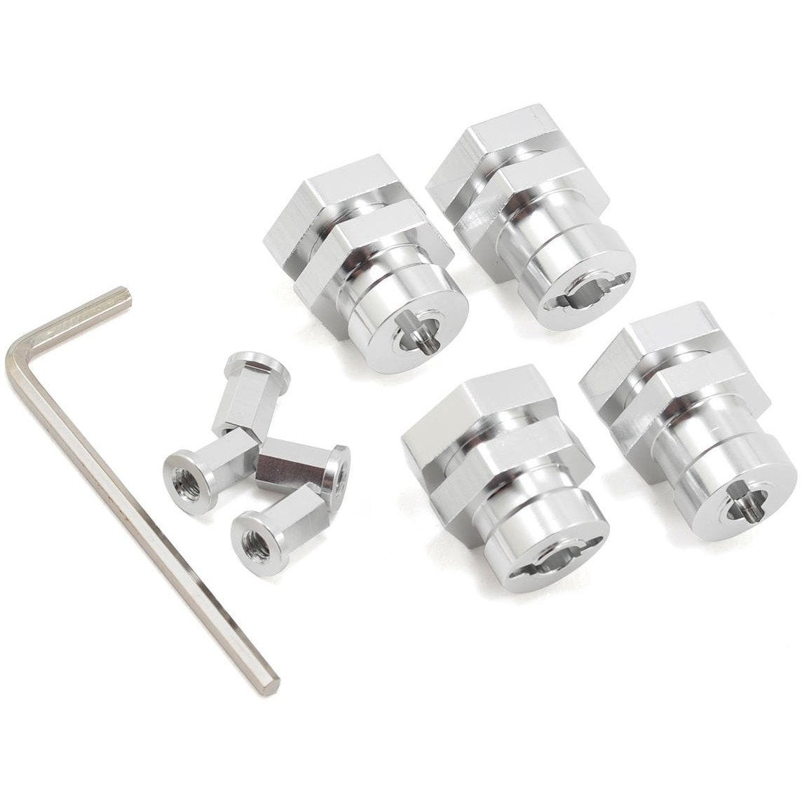 ST Racing Concepts 17mm Hex Hub Conversion Kit (Silver) (Slash/Stampede/Bandit)