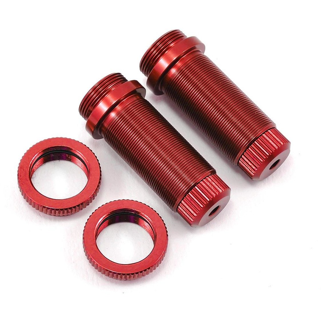 ST Racing Concepts Aluminum Threaded Front Shock Body Set (Red) (2) (Slash)