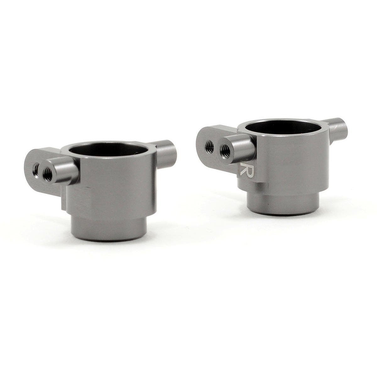 ST Racing Concepts Aluminum Front Steering Knuckles (Gun Metal) (Slash 4x4)