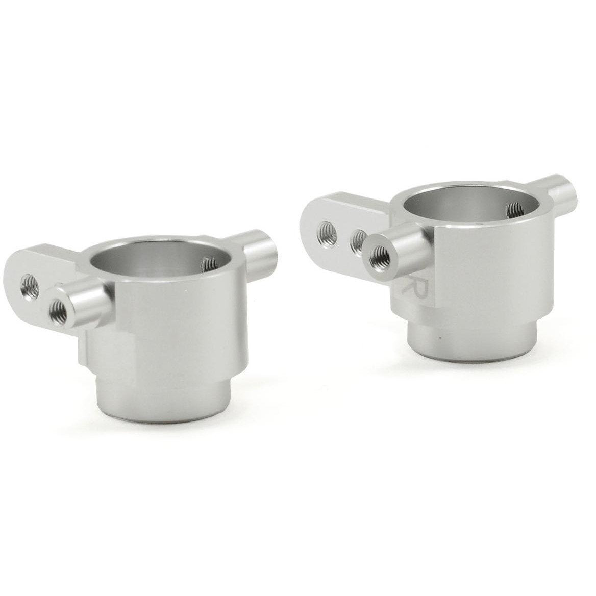 ST Racing Concepts Aluminum Front Steering Knuckles (Silver) (Slash 4x4)