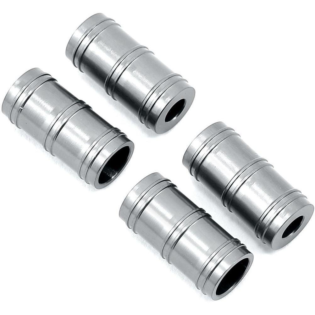 ST Racing Concepts SCX10 Aluminum Faux Shock Reservoir (4) (Silver)