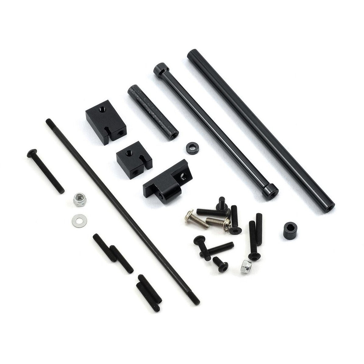 ST Racing Concepts SCX10 Aluminum Off-Axle Servo Mount/Panhard Kit (Black)