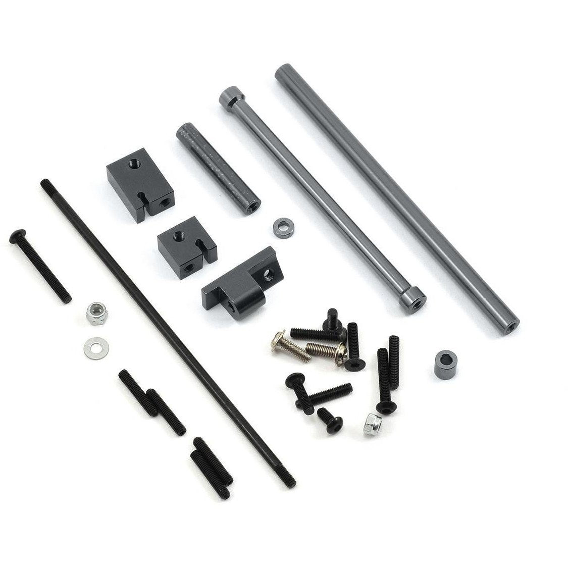 ST Racing Concepts SCX10 Aluminum Off-Axle Servo Mount/Panhard Kit (Gun Metal)