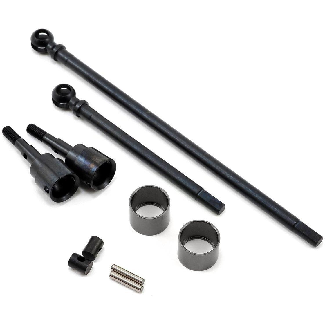 ST Racing Concepts Wraith Carbon Steel Universal Driveshaft Set (Gun Metal) (2)