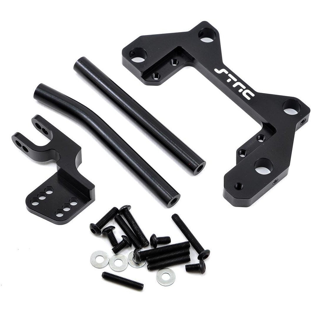 ST Racing Concepts Wraith Aluminum Off Axle Servo Mount & Panhard Kit (Black)
