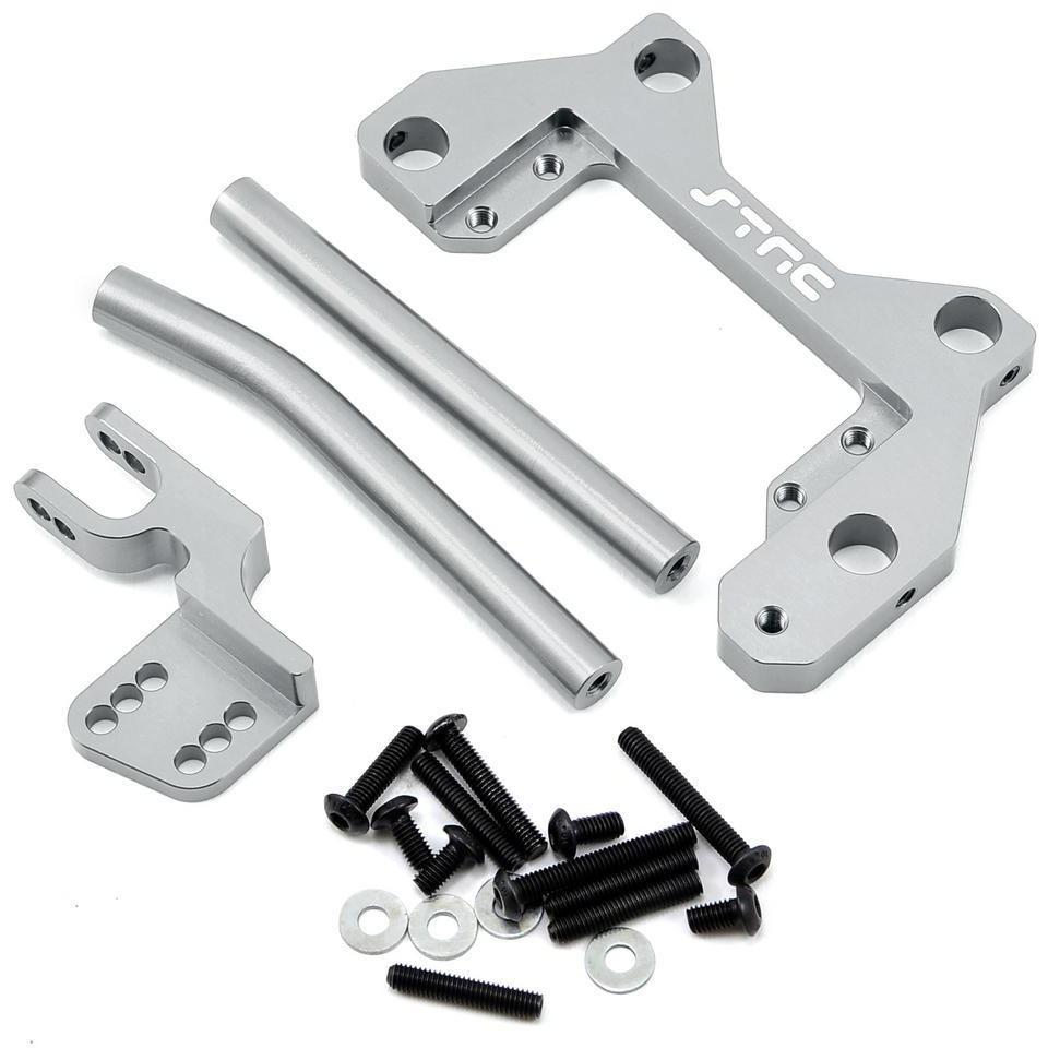 ST Racing Concepts Wraith Aluminum Off Axle Servo Mount & Panhard Kit (Silver)