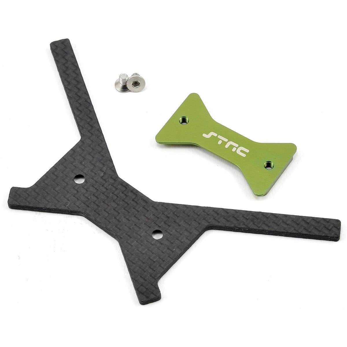 ST Racing Concepts Aluminum/Graphite Battery Plate (Green)