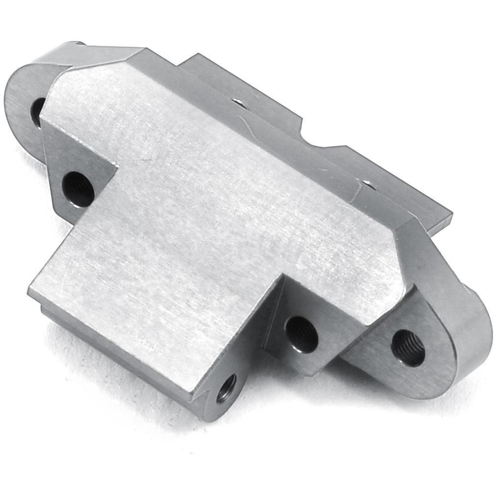 ST Racing Concepts Yeti Aluminum Front Skid Plate/Hinge Pin Mount (Silver)