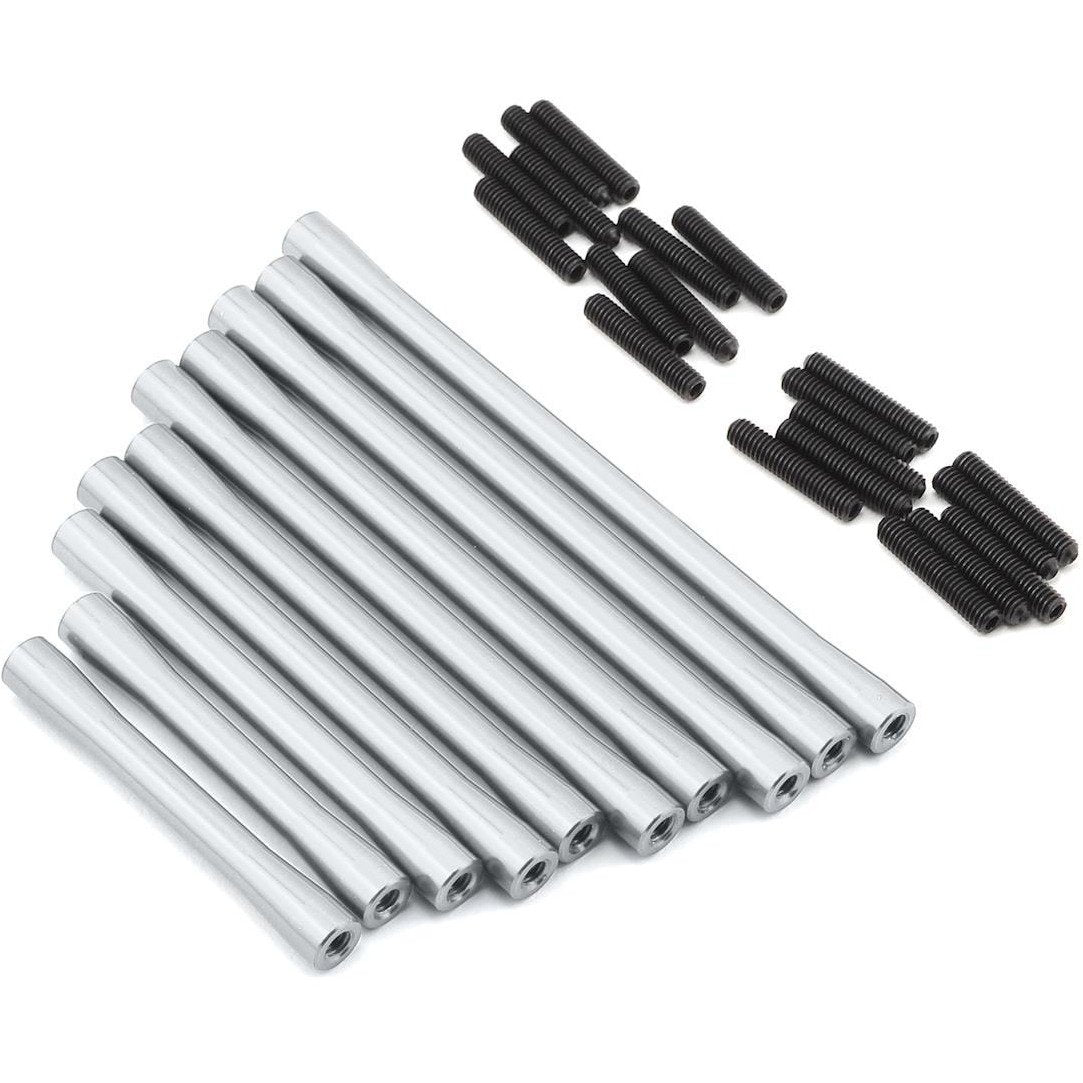ST Racing Concepts SCX10 II RTR HD Suspension/Steering Link Set (10) (Silver)