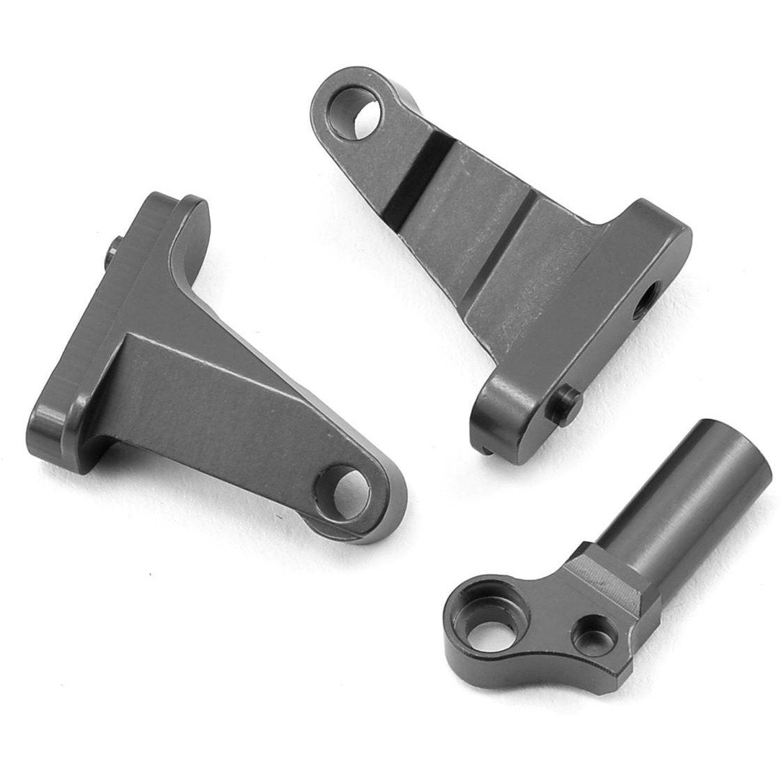 ST Racing Concepts SCX10 II Aluminum Transmission Mounting Blocks (Gun Metal)