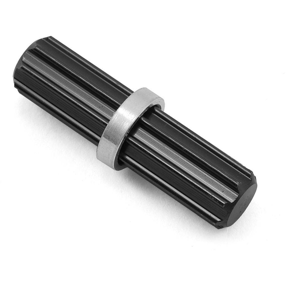 ST Racing Concepts SCX10 II Aluminum Front Center Driveshaft Spline (Black)