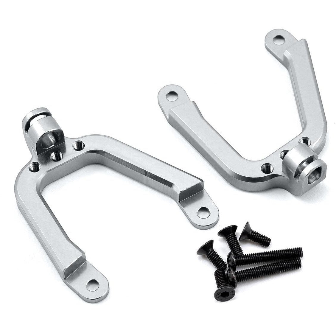 ST Racing Concepts SCX10 Aluminum Front Shock Tower Set (2) (Silver)