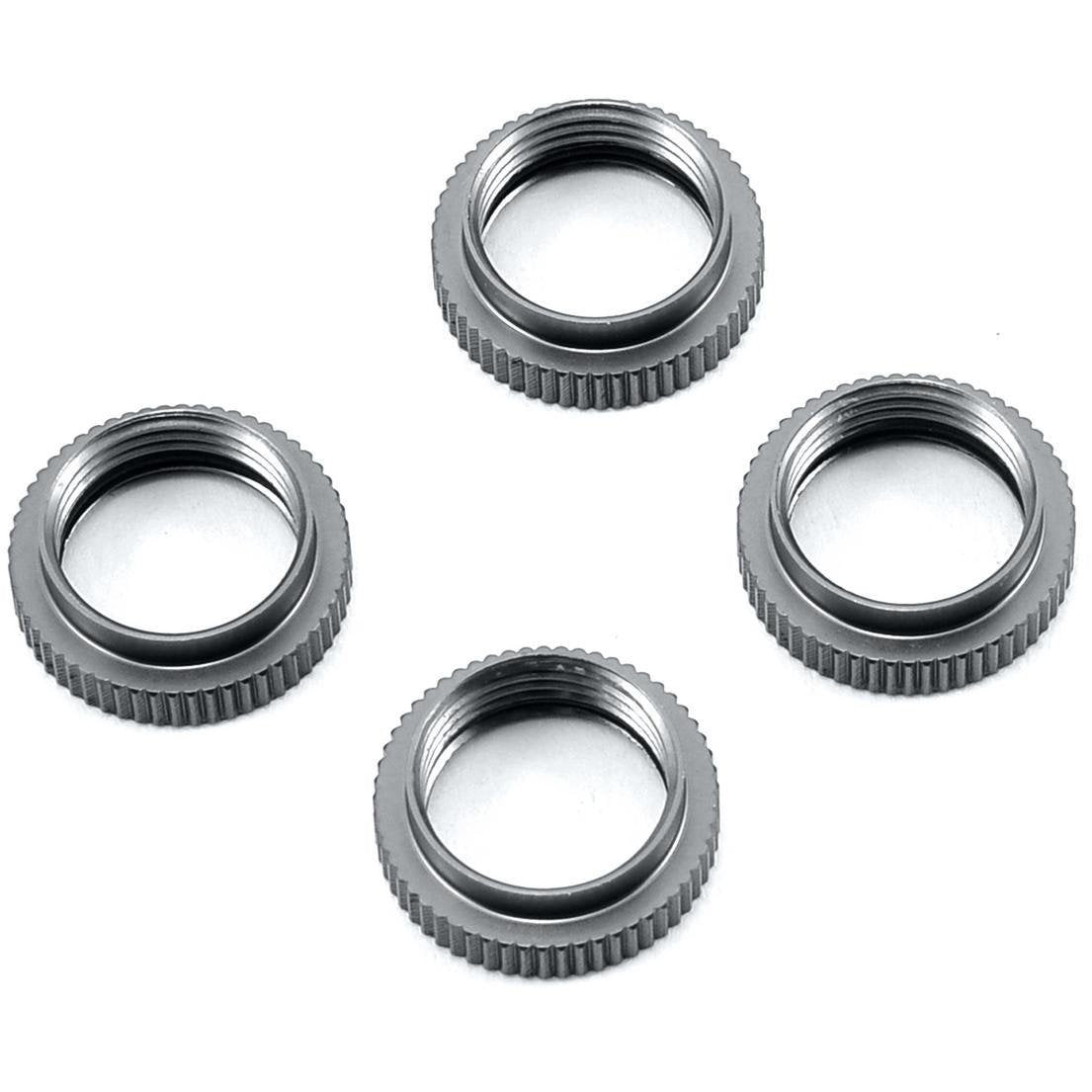 ST Racing Concepts Yeti Aluminum Shock Collar w/O-Ring (4) (Gun Metal)
