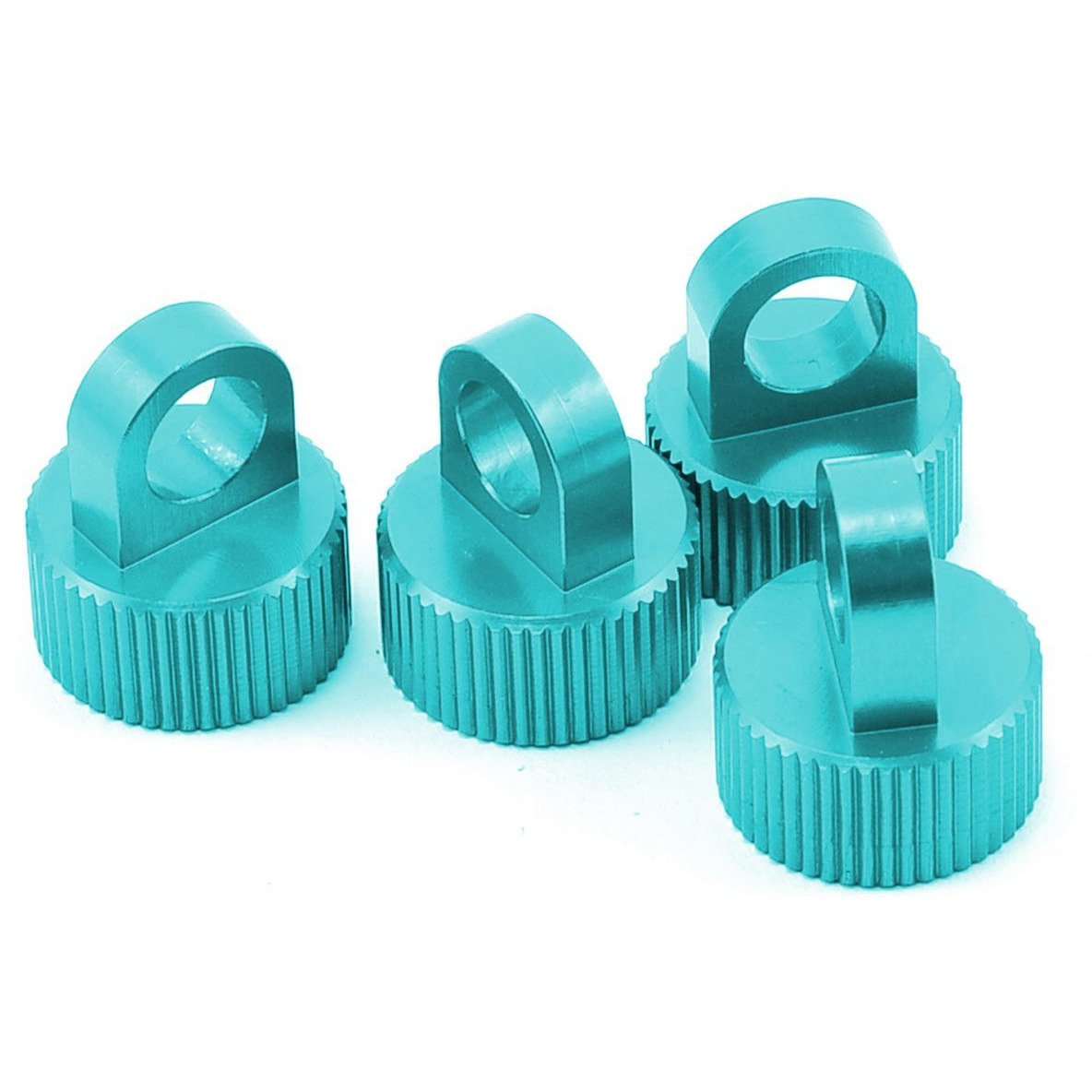 ST Racing Concepts Aluminum Shock Cap Set (Blue) (4)