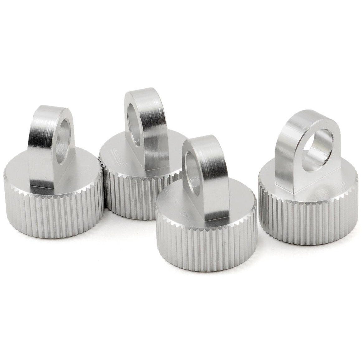 ST Racing Concepts Aluminum Shock Cap Set (Silver) (4)