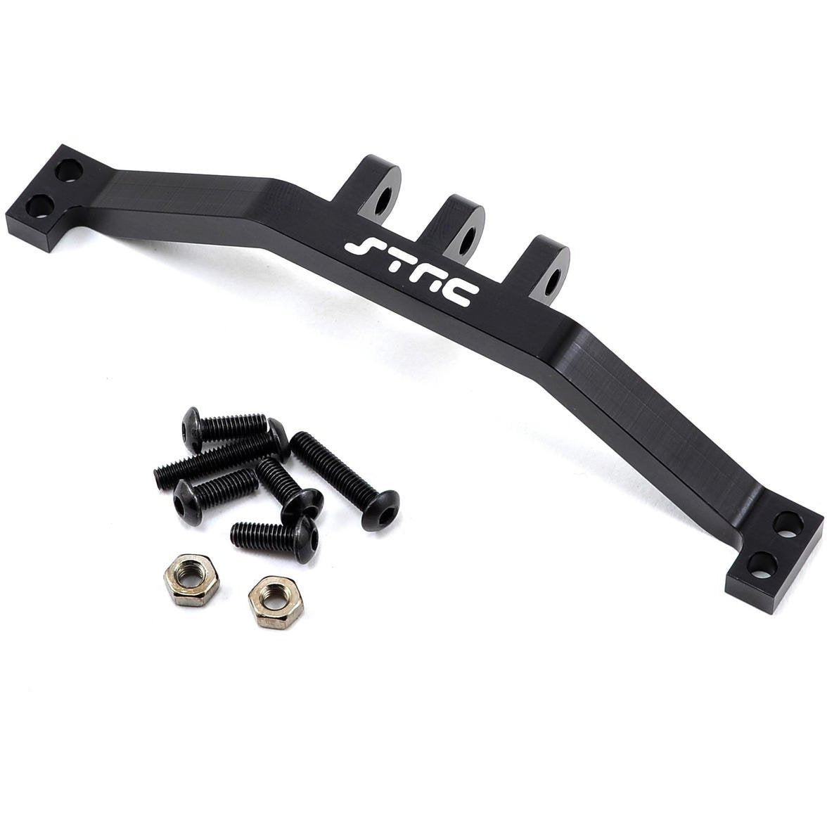 ST Racing Concepts SCX10 Aluminum Rear Upper Link Mount Bracket (Black)