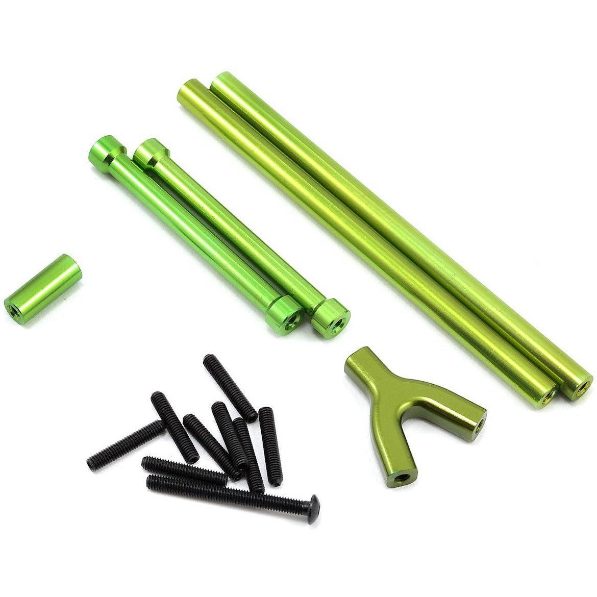 ST Racing Concepts SCX10 Aluminum Front & Rear Upper Suspension Link Set (Green)