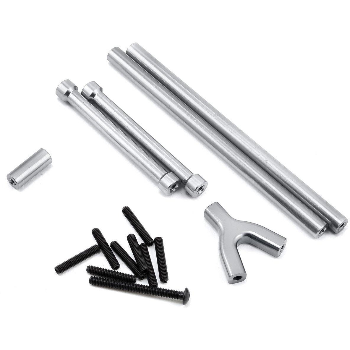 ST Racing Concepts SCX10 Aluminum Upper Suspension Link Set (4) (Silver)