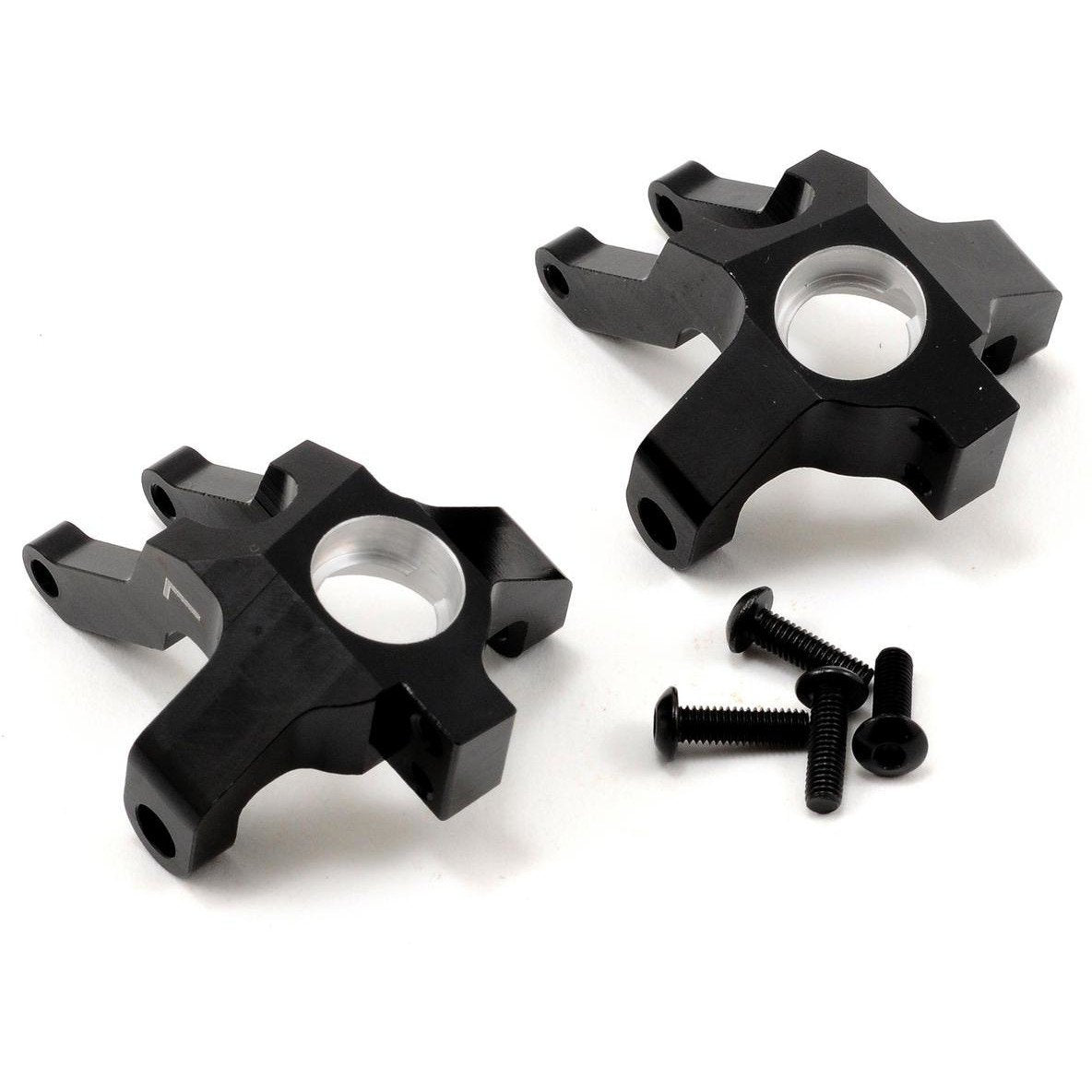ST Racing Concepts Aluminum Steering Knuckle Set (Black) (2)