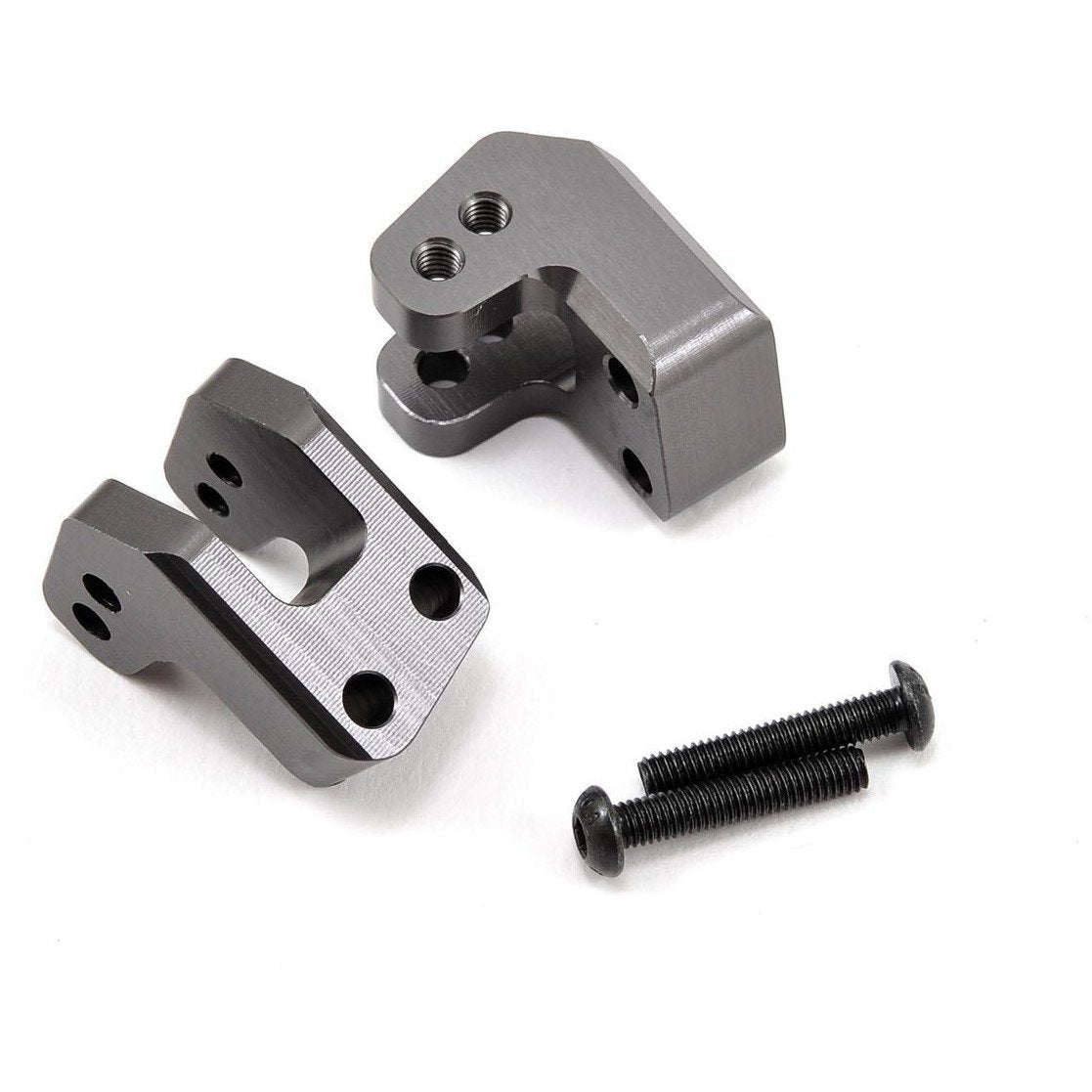 ST Racing Concepts HD Rear Lower Shock Mount Set (Gun Metal) (2)