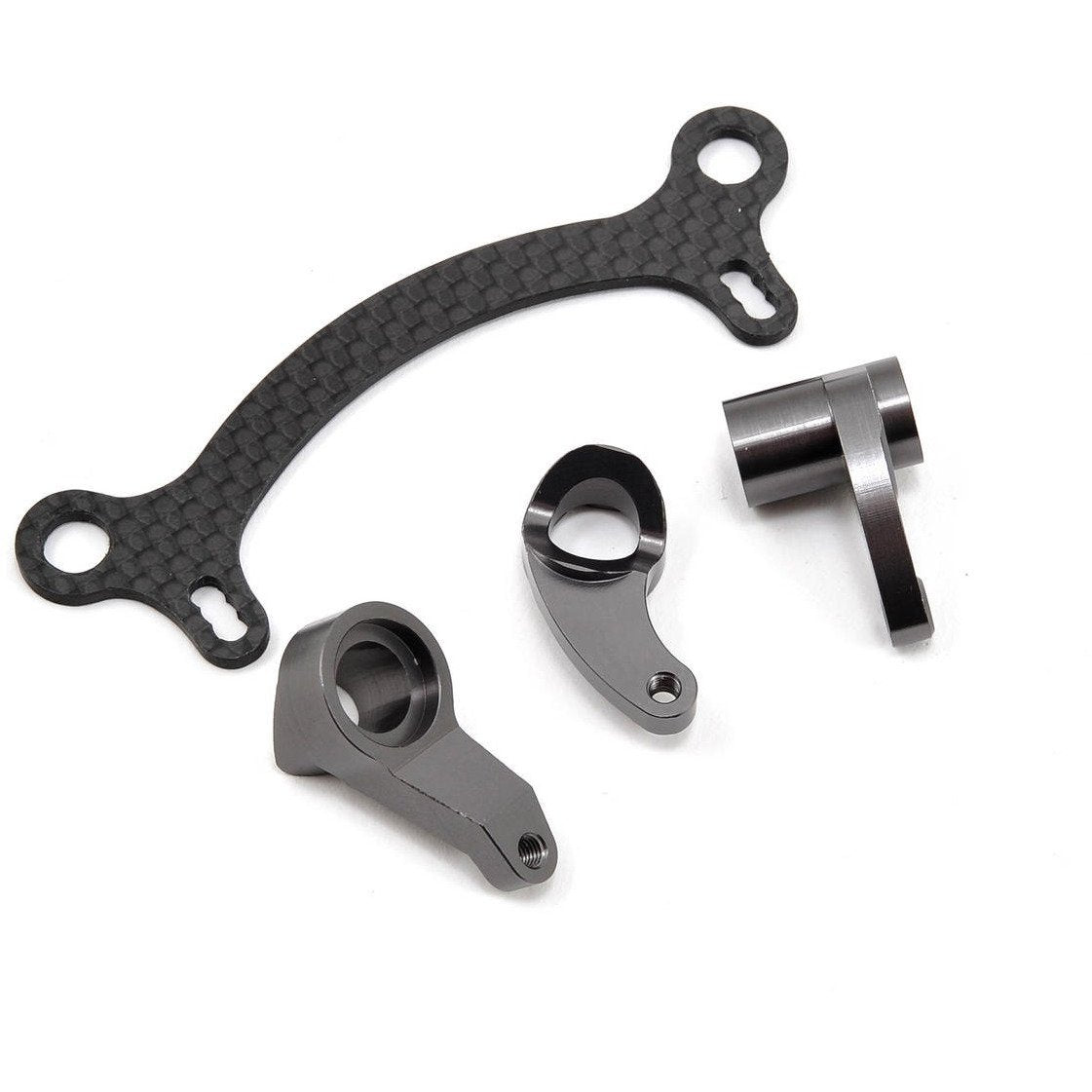 ST Racing Concepts Aluminum HD Steering System w/Graphite Steering Rack (Gun Metal)