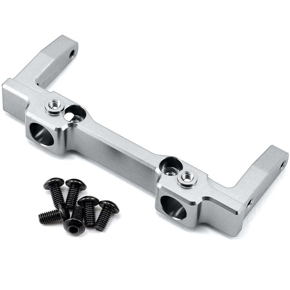 ST Racing Concepts SCX10 Aluminum Jeep Wrangler Front Bumper Mount (Silver)