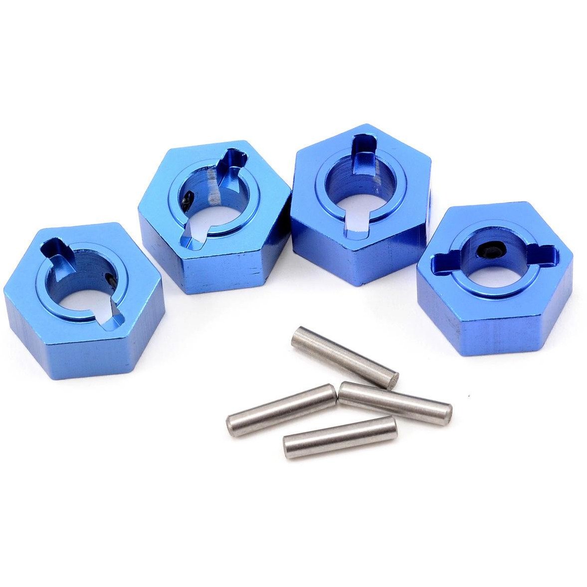 ST Racing Concepts Aluminum Hex Adapter & Drive Pin Set (Blue) (4)