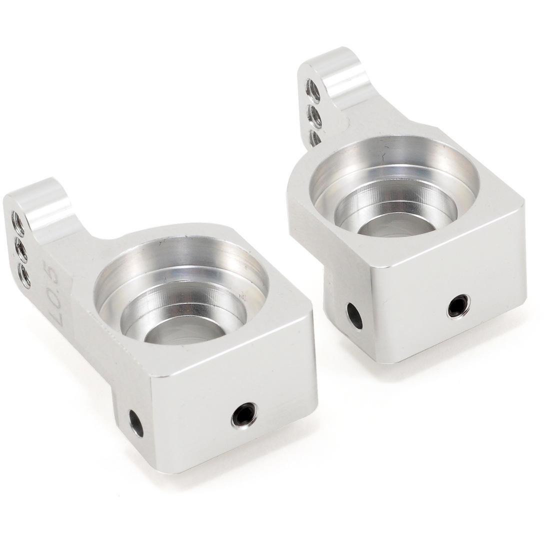 ST Racing Concepts Aluminum 0.5° Rear Hub Carrier Set (Silver) (2)